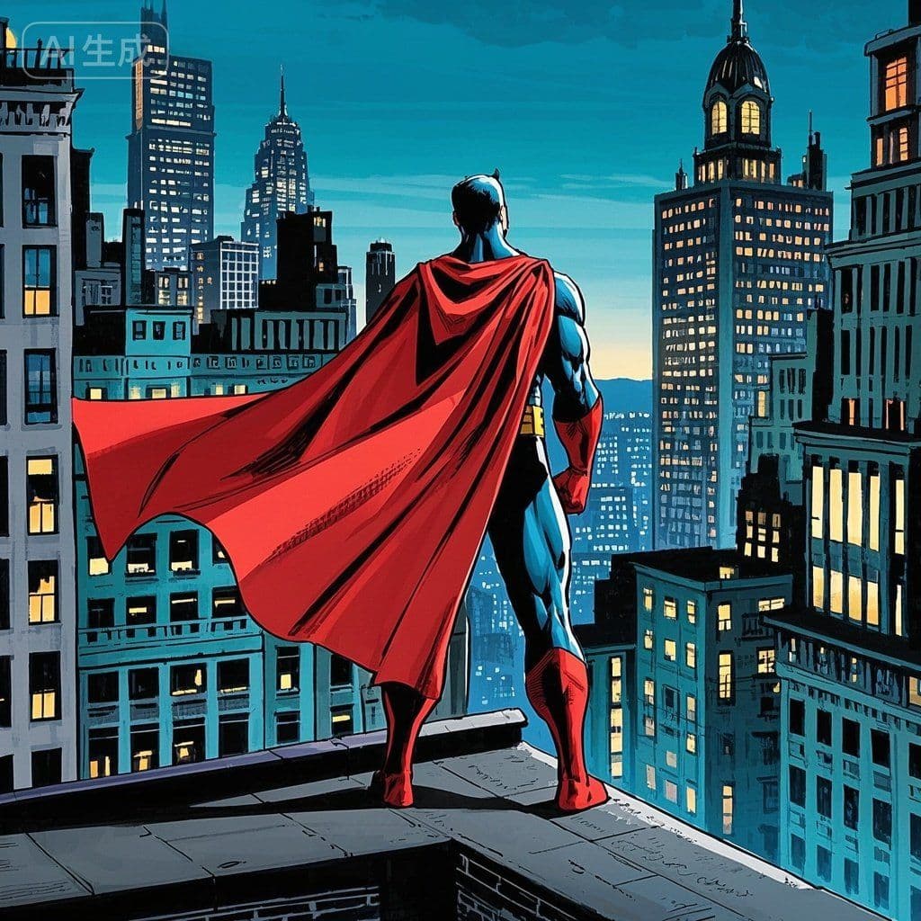 American Comic Superhero